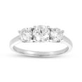 thumbnail image 1 of London Fine Jewelry 1.5 ctw Natural Diamond 3 Stone Wedding Ring and Great for Wedding Band, Anniversary Band, Anniversary Rings, Solid 14K Gold (H Color, VS-SI Clarity), 1 of 5