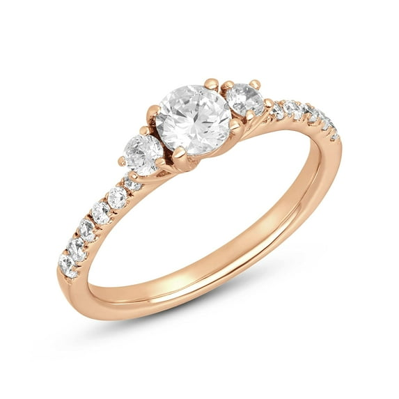 London Fine Jewelry 14k Gold Cuban Link Bracelets with 0.07 CTW Diamond, Round Cut Bezel Setting Diamond of H-I Color and SI1-SI2 Clarity, 3mm Gold Bracelet for Men and Women with Lobster Lock
