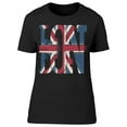 thumbnail image 1 of London Flag Typography T-Shirt Women -Image by Shutterstock, Female Large, 1 of 2