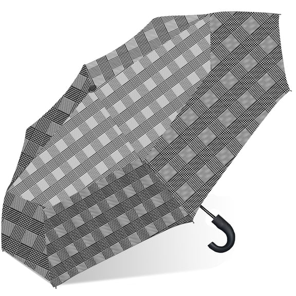 London Fog 42" Automatic Open Close J-Handle Umbrella, Windproof, Waterproof