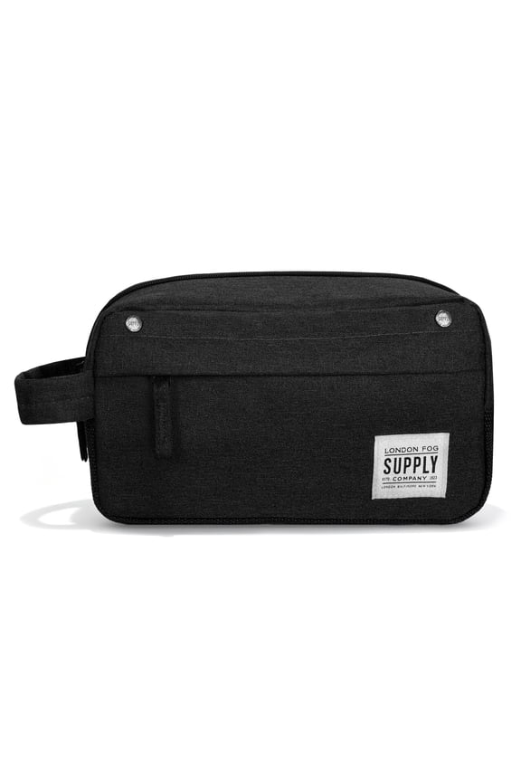 600D Waterproof Toiletry Bag for Men - Travel Dopp Kit, Large Shaving Organizer with Easy-Clean Lining, Front Pocket & SBS Zipper (9.5")