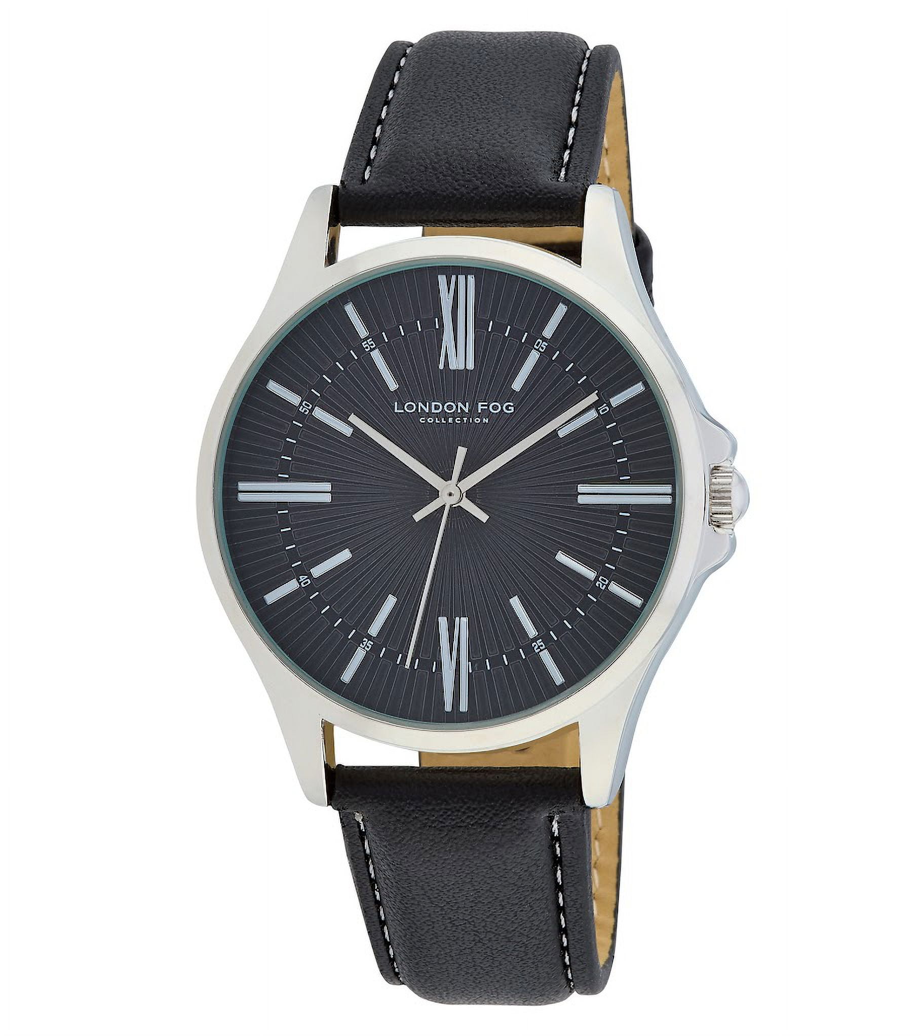 London Fog Black Nevil Strap 40mm Watch - Walmart.com display picture 1