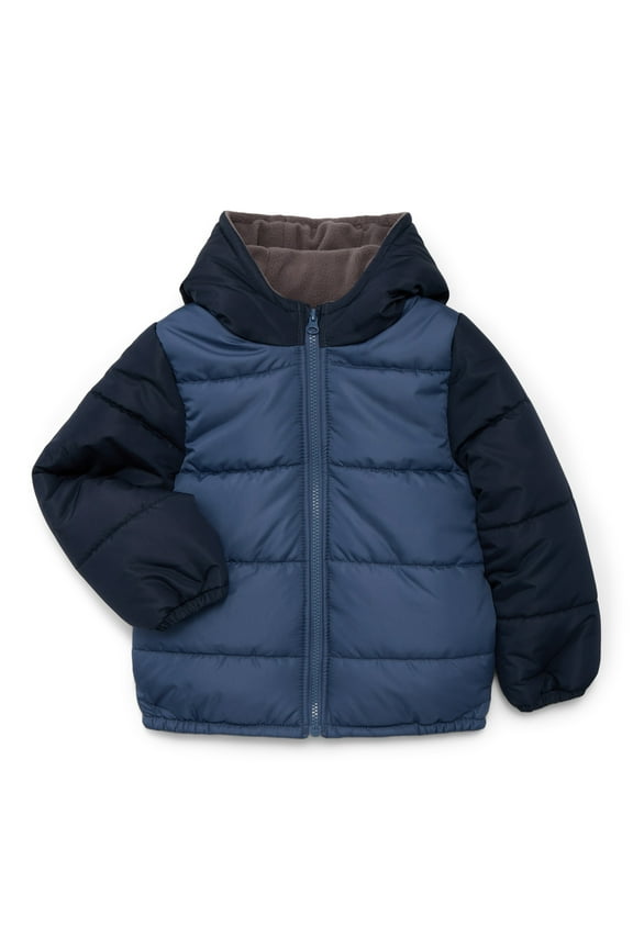 Boys Hooded Puffer Coat, Sizes 4-16