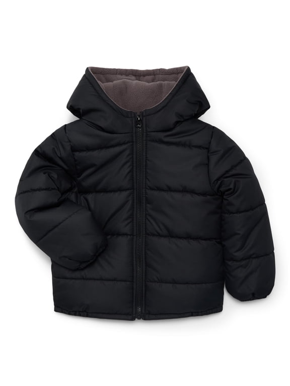Boys Hooded Puffer Coat, Sizes 4-16