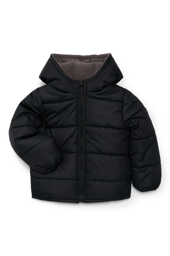 Boys Hooded Puffer Coat, Sizes 4-16