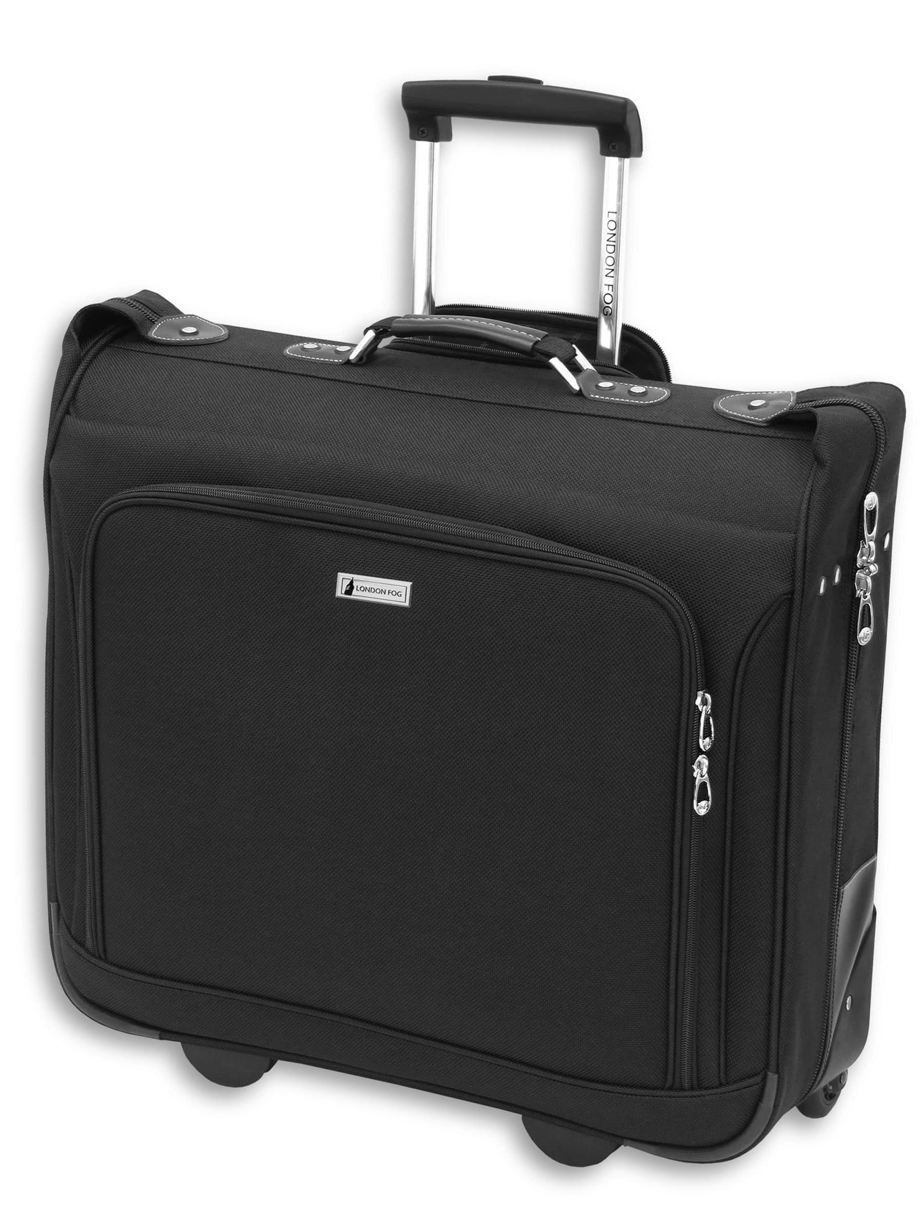 Buckingham Black 44-Inch Polyester Rolling Garment Bag