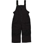 London Fog Classic Heavyweight Snow Bib Ski Pant (Little Boys & Big Boys) (4, Black)