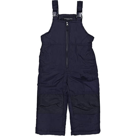 London Fog Classic Heavyweight Snow Bib Ski Pant (Little Boys & Big Boys), Size 4, Navy
