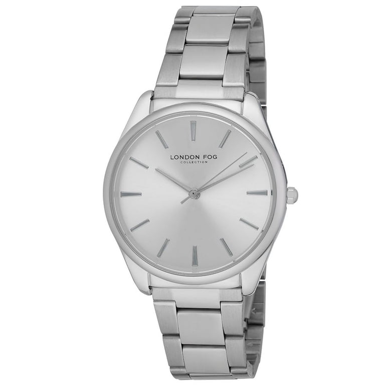 London Fog Westminster Silver Watch London Fog Sussex Silver Link Bracelet Watch - Walmart.com main image 3