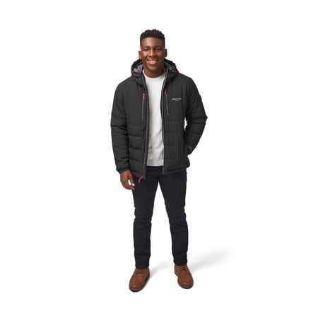 London Fog- Flex Stretch Puffer Coat- Black-L