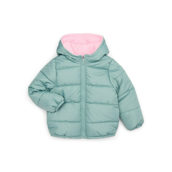 London Fog Girls Hooded Puffer Jacket, Sizes XS-XXL