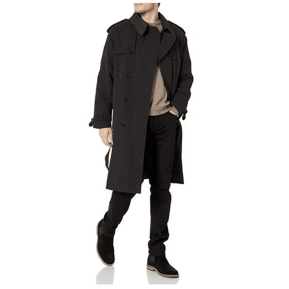 London Fog - Iconic Trench - Black, 42S