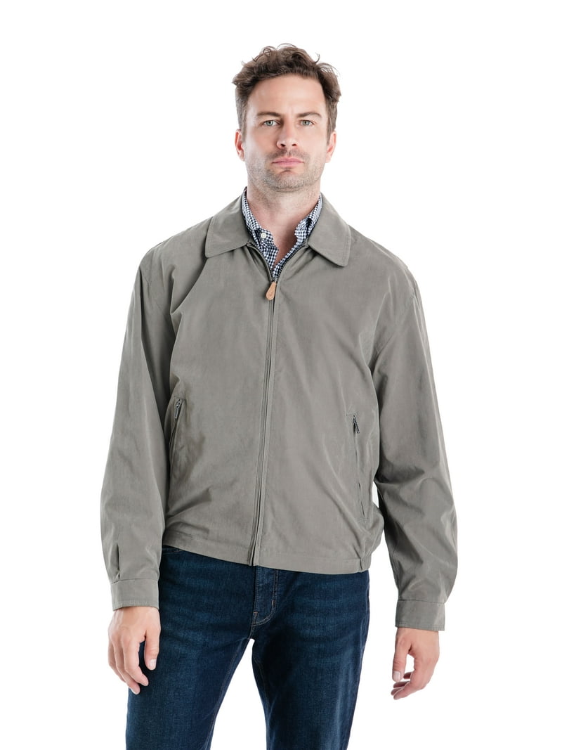 London Fog Lightweight Golf Jacket, Iron Color, XL Size