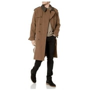 London Fog Men's Iconic Trench Coat, British Khaki, 42 Short