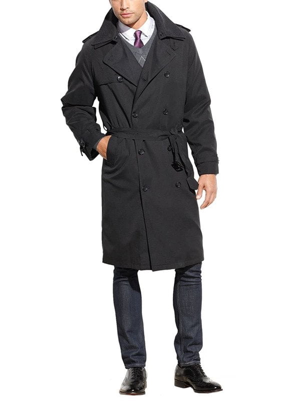 London Fog Men's Iconic Trench Coat - Walmart.com