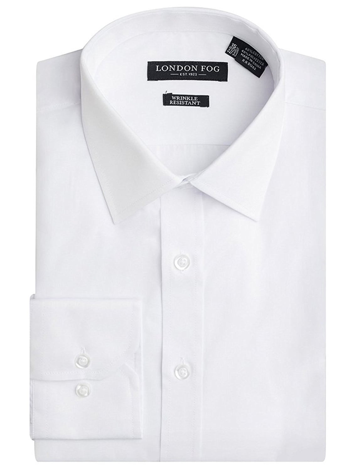 london fog dress shirts London Fog Blue Slim Fit Dress Shirt Size 15 & 16