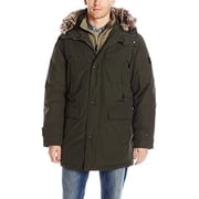 London Fog Mens Snorkel Parka Jacket with Bib