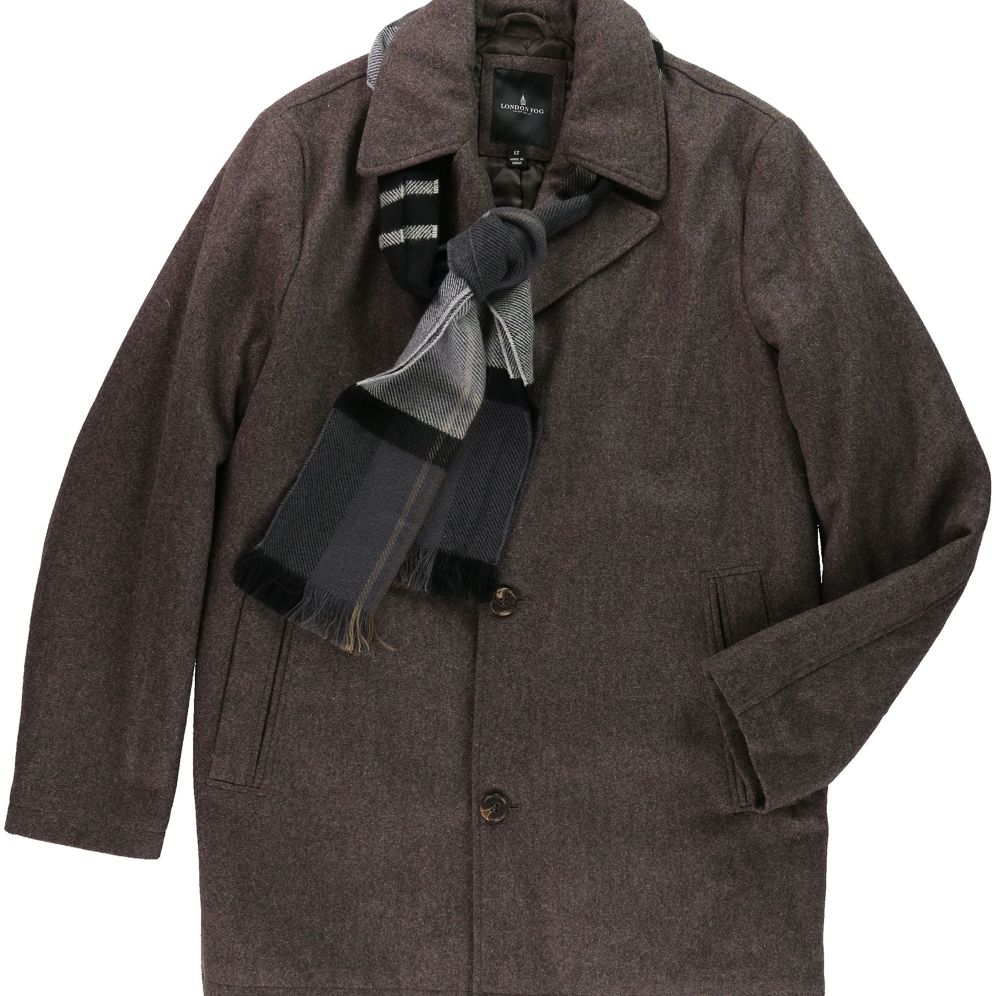 Pea Coat Men's London Fog Trench Coat Big And Tall London Fog
