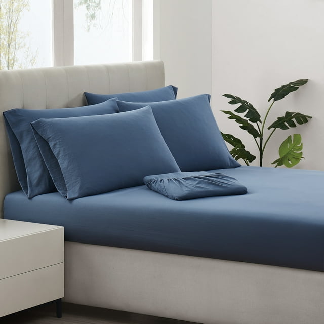 London Fog Moisture Wicking Microfiber Sheet Set, 2 Fitted Sheets and 4