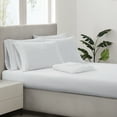 thumbnail image 1 of London Fog Moisture Wicking Microfiber Sheet Set, 2 Fitted Sheets and 4 Pillowcases, White, Queen, 1 of 6