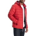 thumbnail image 1 of London Fog- Quilted Hooded Puffer Coat- Red- M, 1 of 3