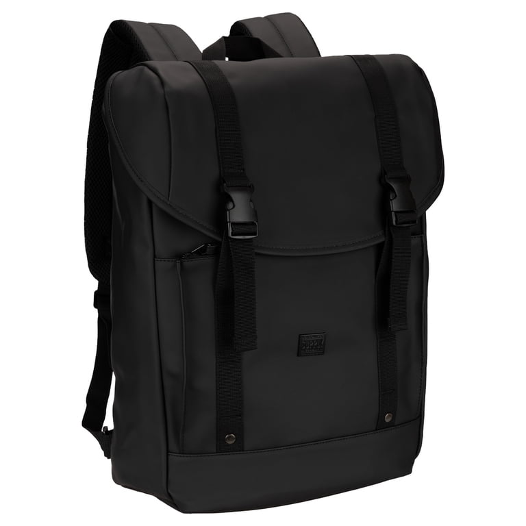London Fog Supply Company Unisex Adult 17" Laptop Front Flap Buckle Strap  Travel Backpack
