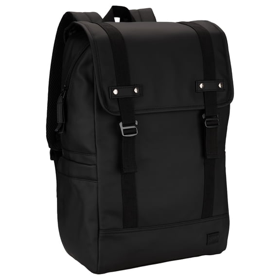 London Fog Supply Company Unisex Adult 17" Travel Laptop Buckle Flap Backpack