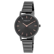 London Fog Sussex Black Link Bracelet Watch