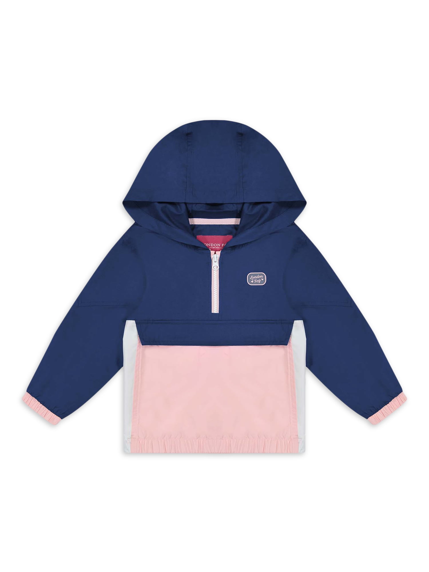 London Fog Toddler Girl Packable Popover Jacket, Sizes 2T-4T