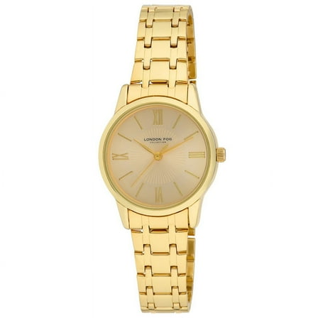 London Fog Waverly Gold Link Bracelet Watch