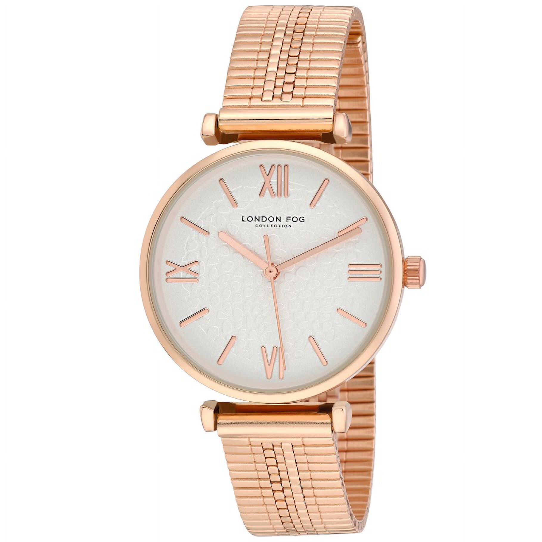 London Fog Wembley Rose Gold Bracelet Watch Walmart