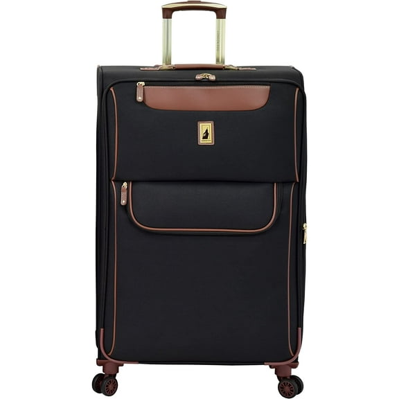 London Fog Westminster Black 29" Expandable Spinner Upright Luggage