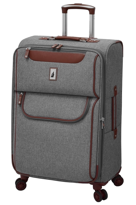 Westminster Grey 25" Expandable Spinner Luggage Upright