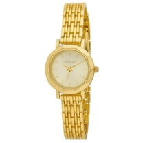 London Fog Women's Gold Clarence Round 28mm Bracelet Watch