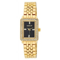 London Fog Women's Gold Rochester Rectangle 21mm Bracelet Watch