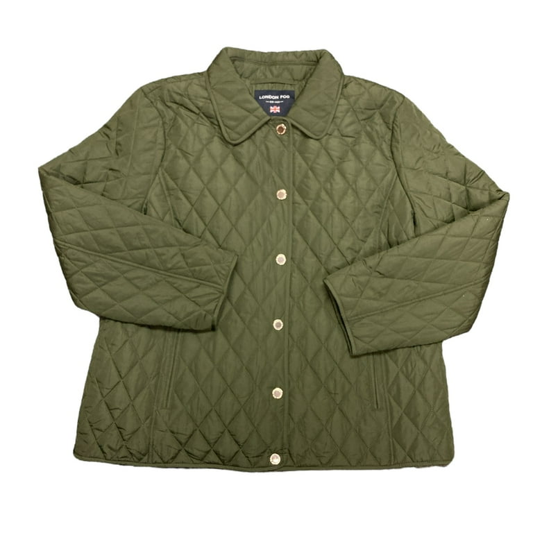 London fog quilted jacket womens best sale