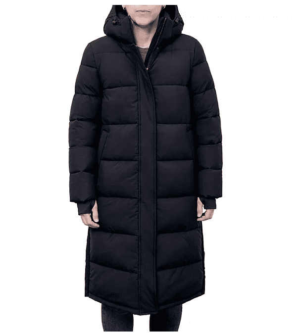 London Fog Black Down Jacket Long London Fog Women's 0X(12W/14W