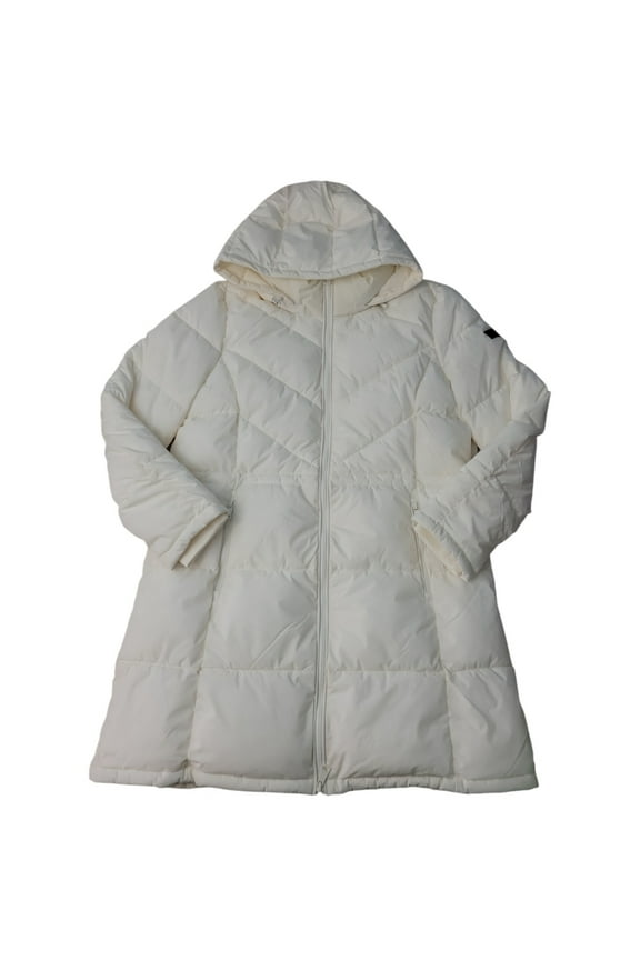 Women's Ultra Long Puffer Coat Pearl 2XL