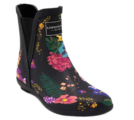 london fog piccadilly women's chelsea waterproof rain boots