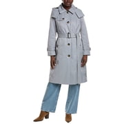 London Fog womens Long Trench Coat, m, Brown