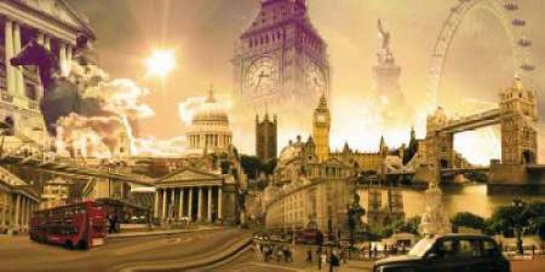 London Highlights Canvas Art - Nyss (10 x 20)