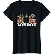 London Inspired Women's Tee - Trendy England Souvenir Shirt for Casual Fashion