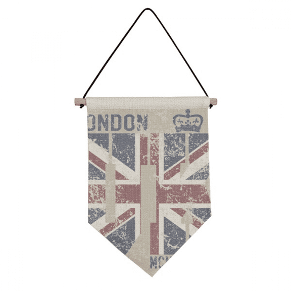London King UK the Union Jack Flag Canvas Flag Hanging Wall Art Decor Banner