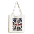 thumbnail image 1 of London King UK the Union Jack Flag Tote Canvas Bag Shopping Satchel Casual Handbag, 1 of 3
