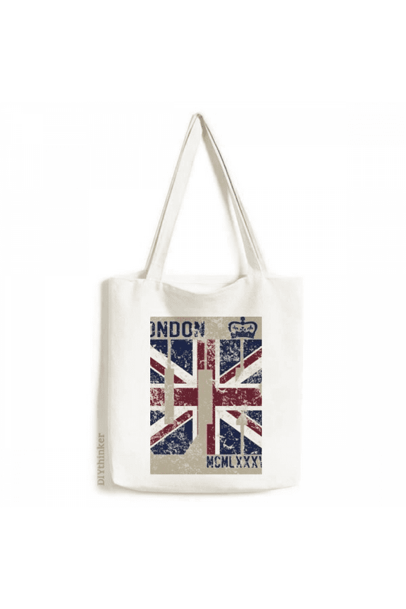 the Union Jack Flag Tote Canvas Bag Shopping Satchel Casual Handbag