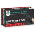 thumbnail image 1 of London Labs Disposable Industrial Black Nitrile Gloves, 4.2 Mil Thick, Latex-Free, Powder-Free. (X-Large, 100 Counts), 1 of 7