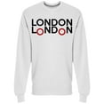 thumbnail image 1 of London Lettering Sweatshirt Men -Image by Shutterstock, Male Small, 1 of 2