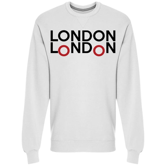 London Lettering Sweatshirt Men -Image by Shutterstock, Male XX-Large