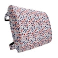 thumbnail image 1 of London Lumbar Pillow, United Kingdom Country Themed Pattern in National Flag Colors, Soft Back Cushion for Office Chairs with Adjustable Straps, 14" x 13", Royal Blue Red White, by Ambesonne, 1 of 7