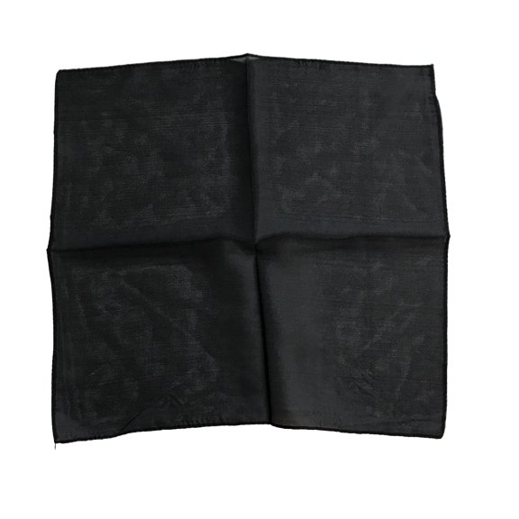 London Magic Works Magicians Silks With Tricks (black, 12 inch)